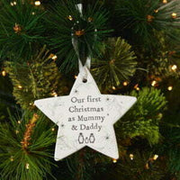 Christmas Tree Decoration - Our First Christmas As Mummy & Daddy