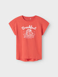 NAME IT | Kid Girl Violet Short Sleeve Top