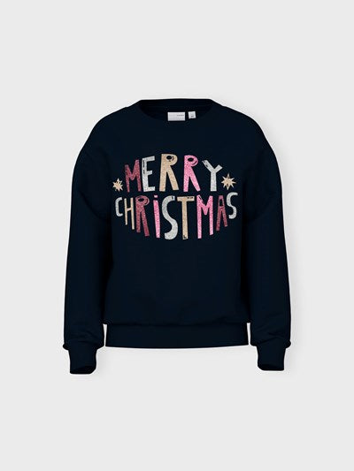 NAME IT | Kid Girl Merry Christmas Jumper