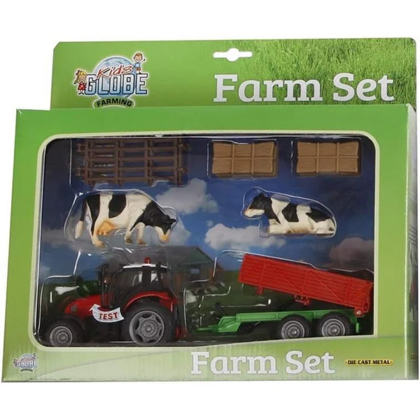 KIDS GLOBE - Farm Set with Sound and Accessories