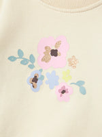 NAME IT | Baby Girl Flower Sweatshirt