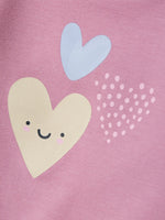 NAME IT | Baby Girl Hearts Sweatshirt