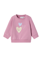 NAME IT | Baby Girl Hearts Sweatshirt