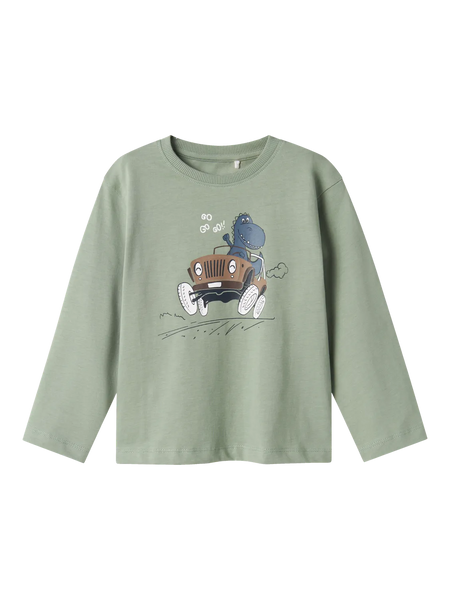 NAME IT | Mini Boy Go Go Dino Long Sleeved Top