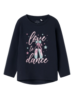 NAME IT | Mini Girl Printed Long Sleeved Top