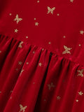 Name lt | Mini Girl Butterfly Velvet Dress