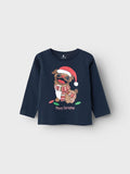 NAME IT |  Mini Boy Christmas Long Sleeve Top